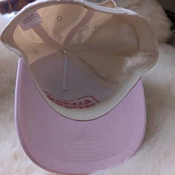 Santa’s Favorite Trucker Hat – Pink & White Snapback, Christmas Hat - NWT - Picture 5 of 8